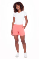 Lisa Palermo Short in Flamingo – Front View