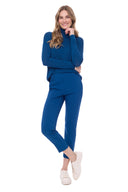 Chloe Palermo Cigarette Pant in Azure – Front View