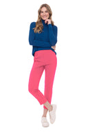 Chloe Palermo Cigarette Pant in Fuchsia – Front View
