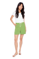 Fiona matcha Vegan Silk Short – Front View