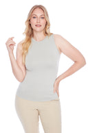 London sea foam Provence Sleeveless Top – Front View
