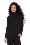 Black Provence Turtleneck – Front View