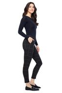 Gwyneth Kilkee Plaid Techno Ankle Pant – Side View