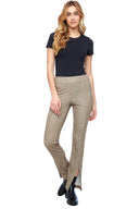 Blake Kensington Plaid Ankle Pant – Front View