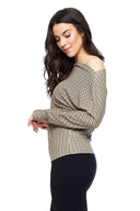 Demi Kensington Plaid Top – Side View