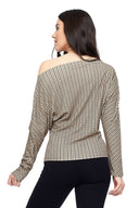 Demi Kensington Plaid Top – Back View