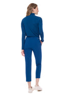 Chloe Palermo Cigarette Pant in Azure – Back View