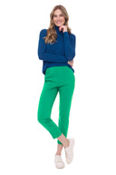 Chloe Palermo Cigarette Pant in Emerald – Front View
