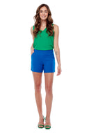 Daisy Techno Short in Cobalt – Front View