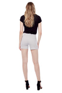 Lisa Stix Techno Short in Stix Black Print – Back View