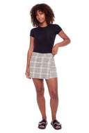 Shira Boomer Plaid Skort – Front View