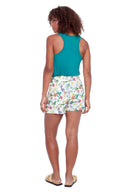 Scarlett Eden Floral Asymmetric Skort – Back View