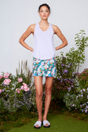 Shira Posy Floral print Techno Skort – Front View