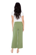 Elizabeth dill Amalfi Wide-Leg Crop Pant – Back View