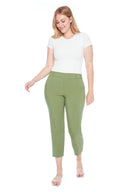 Chloe dill Amalfi Straight-Leg Ankle Pant – Front View