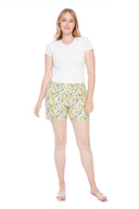 Lisa Birdy Print Amalfi Short – Front View