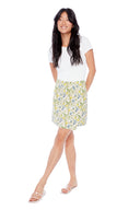 Shira Birdy Print Amalfi Asymmetric Skort – Front View