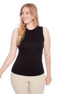 London black Provence Sleeveless Top – Front View