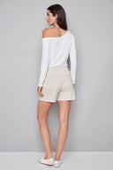 Back view of the Val Wild Techno Short, highlighting the streamlined fit and comfortable pull-on design.