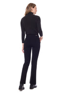 Axel black Ponte Bootcut Pant – Back View