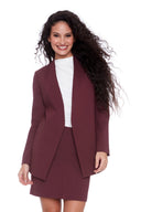 Merlot Ponte Blazer – Front View