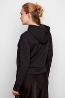 Grace  black Malibu Hoodie – Back View