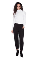 Black Light Ponte Jogger – Front View