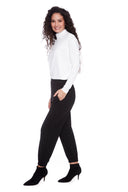 Black Light Ponte Jogger – Side View