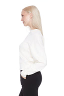 Ivory Butter Sweatshirt – Side View