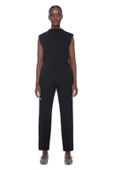 Black Ponte Straight-Leg Pant – Front View