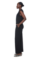 Black Ponte Straight-Leg Pant – Side View