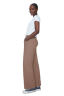 Biscuit Armani Twill Pocket Straight-Leg Pant – Side View