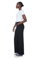 Black Armani Twill Pocket Straight-Leg Pant – Side View