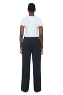 Black Butter Wide-Leg Pocket Pant – Back View