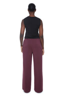 Merlot Butter Wide-Leg Pocket Pant – Back View