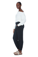 Black Butter Slim Jogger – Side View