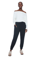 Black Butter Slim Jogger – Front View