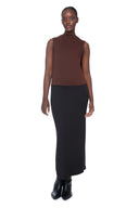 Brown Provence Sleeveless Top – Front View